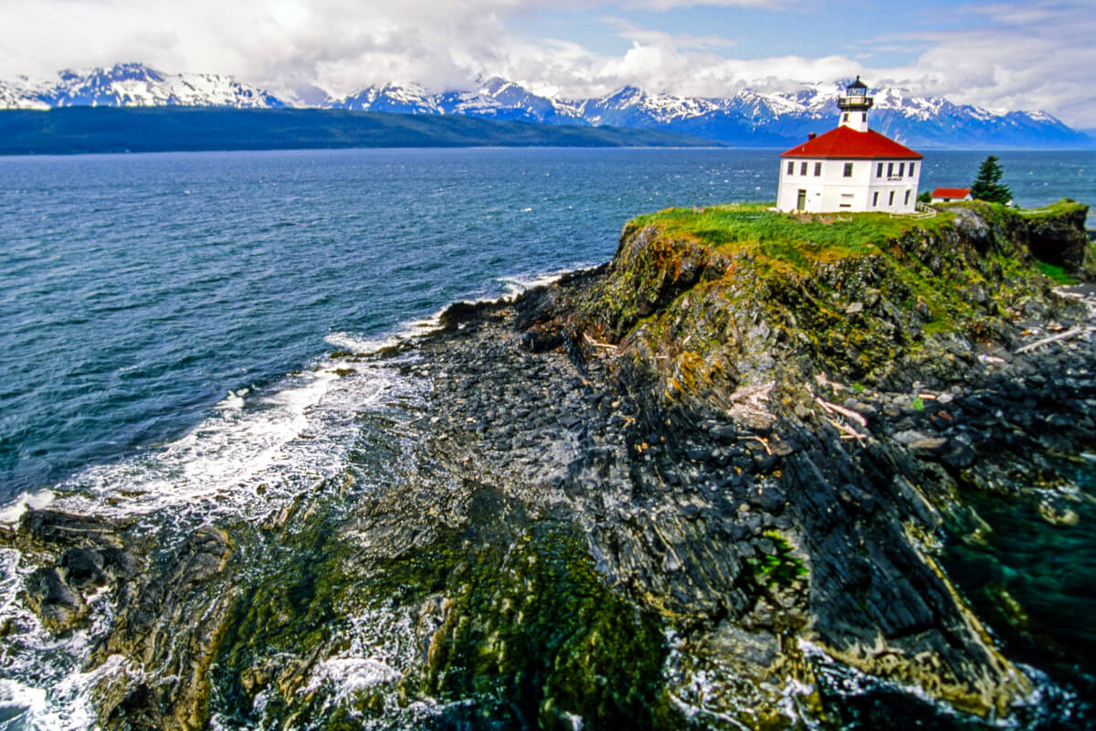 Lighthouse near Haines, Alaska
